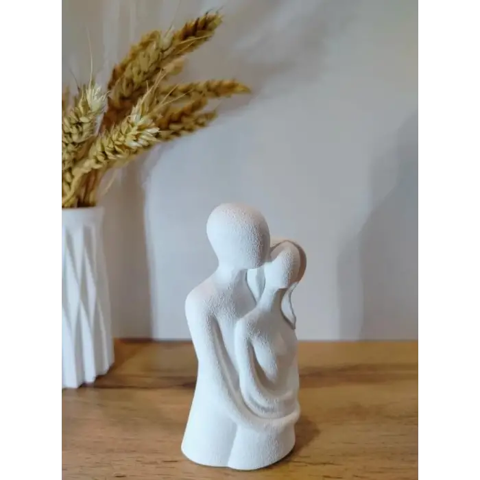 Sevgi temalı soyut dekoratif heykel
