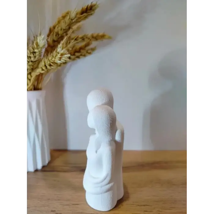 Sevgi temalı soyut dekoratif heykel