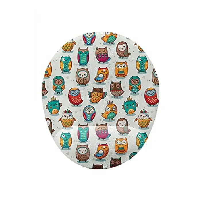 Sevimli Baykuş Desenli Bilek Destekli Mouse Pad