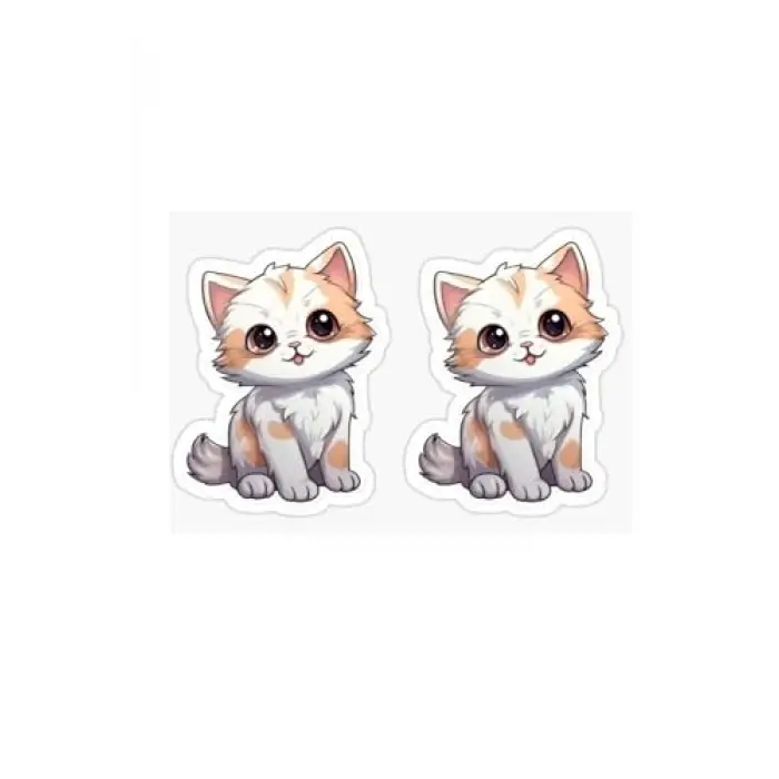 Sevimli Kedi Cep Sobasi,El Isitici,2 Adet Sicak Su Torbasi Pvc 9Cm