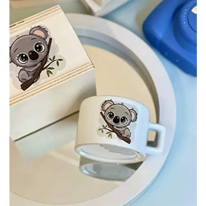 Sevimli Koala Tasarımlı Kutulu Kupa