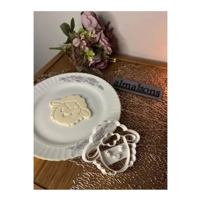 Sevimli Koyun Kurabiye Kalıbı Tekli