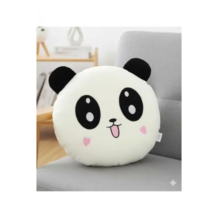 Sevimli pembe pelüş yastık, unisex