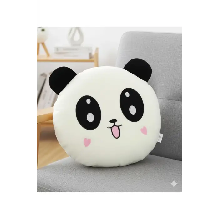 Sevimli pembe pelüş yastık, unisex