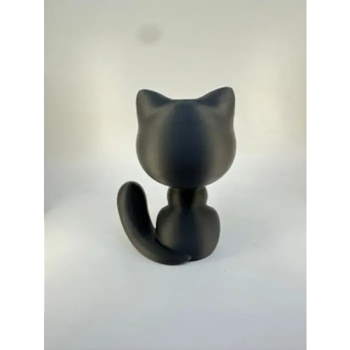 Sevimli Siyah Kedi Gözlük Standı