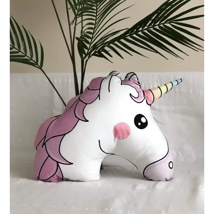 Sevimli Unicorn Tasarımlı Yastık
