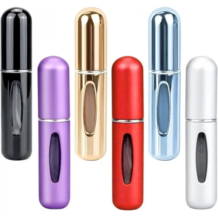 Seyahat Parfüm Şişesi Doldurulabilir Mini Cep Parfüm Şişesi Atomizer (2 Adet