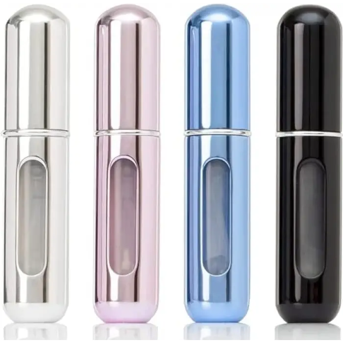 Seyahat Parfüm Şişesi Doldurulabilir Mini Cep Parfüm Şişesi Atomizer (2 Adet