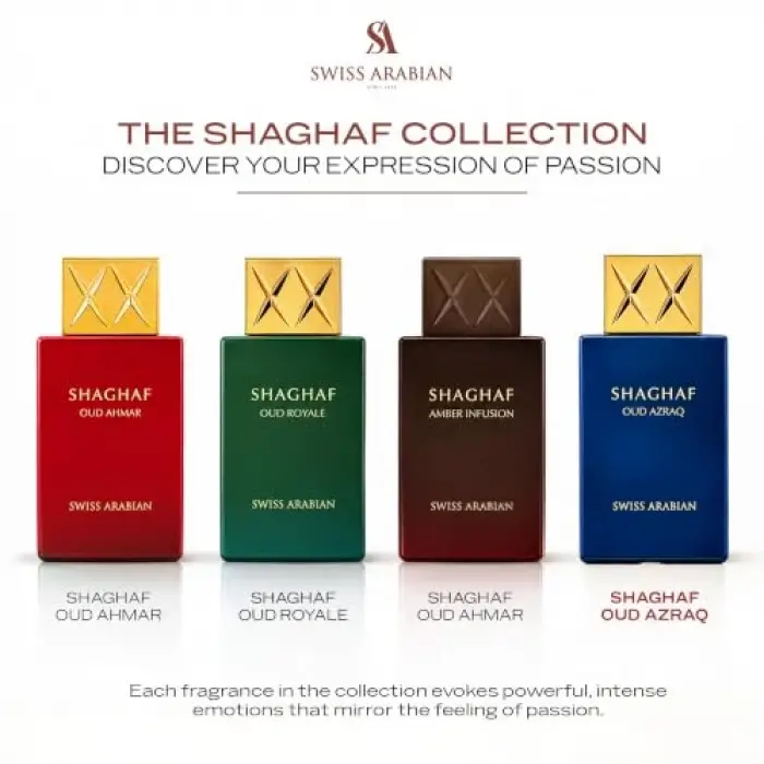 Shaghaf Oud Azraq EDP 75 ml Unisex Parfüm