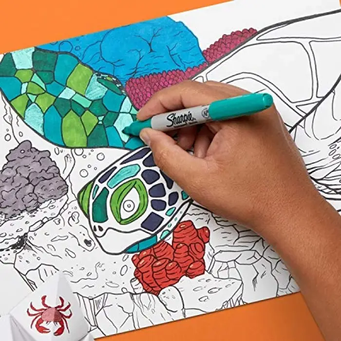 Sharpie Fine permanent markör, Yuvarlak uç - Yeşil