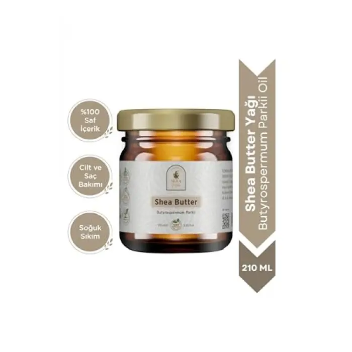 Shea Butter Yağı 210 ml.%100 Saf