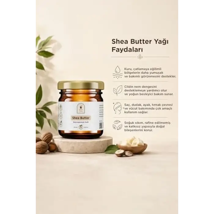 Shea Butter Yağı 210 ml.%100 Saf