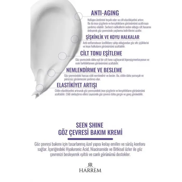 Shine Göz Çevresi Bakım Kremi 15 ml