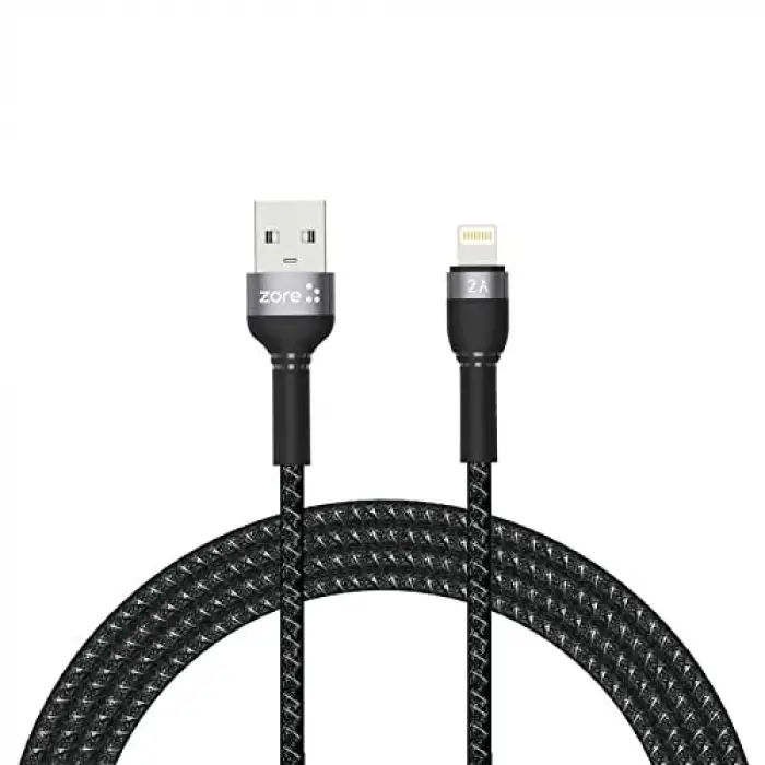 Shira Serisi Lightning USB Kablosu 2m Siyah