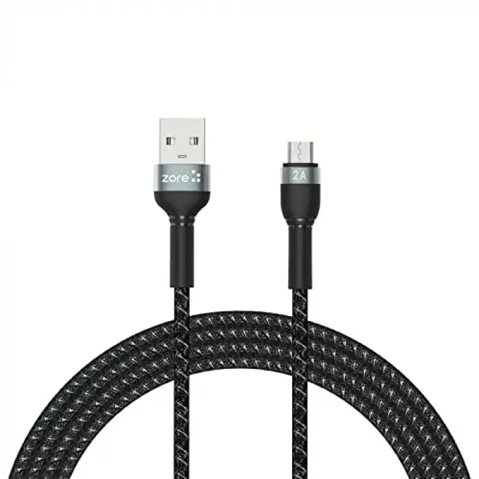 Shira Serisi Micro Usb Kablo 2 Metre Siyah