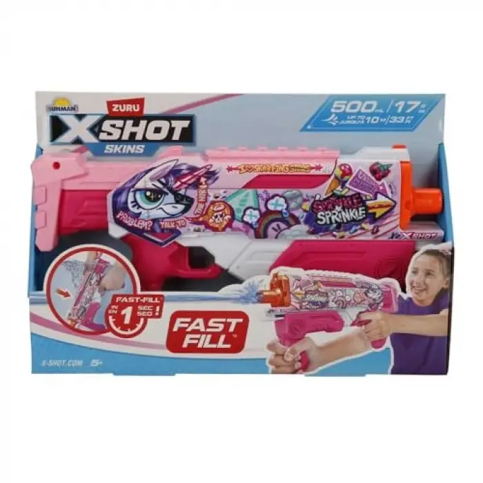 Shot Su Tabancası Hyperload Fast-Fill Skins 500 ml 34 cm 4A Kutu