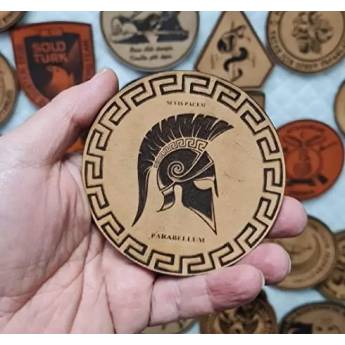 SI Vıs Pacem Parabellum deri arma patch