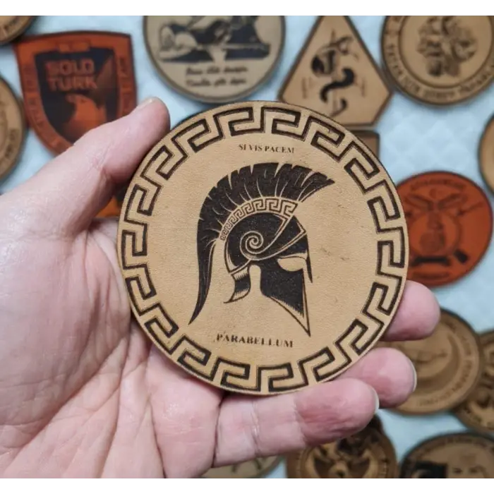 SI Vıs Pacem Parabellum deri arma patch