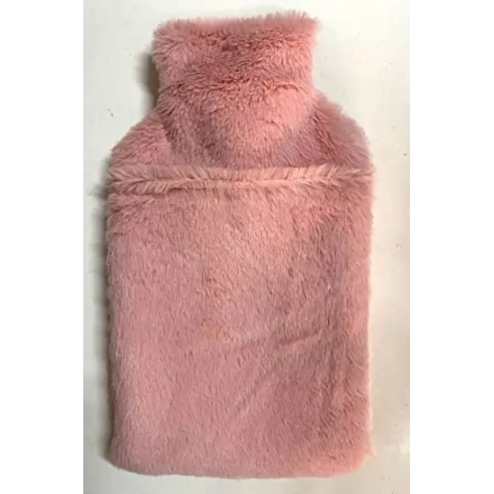 SICAK SU TORBASI CEPLİ PEMBE PELUŞ TERMOFOR 35X23X2CM 1 LİTRE