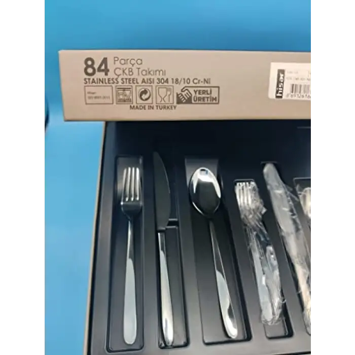 Side Çatal Kaşık Bıçak Takımı, 84 Parça
