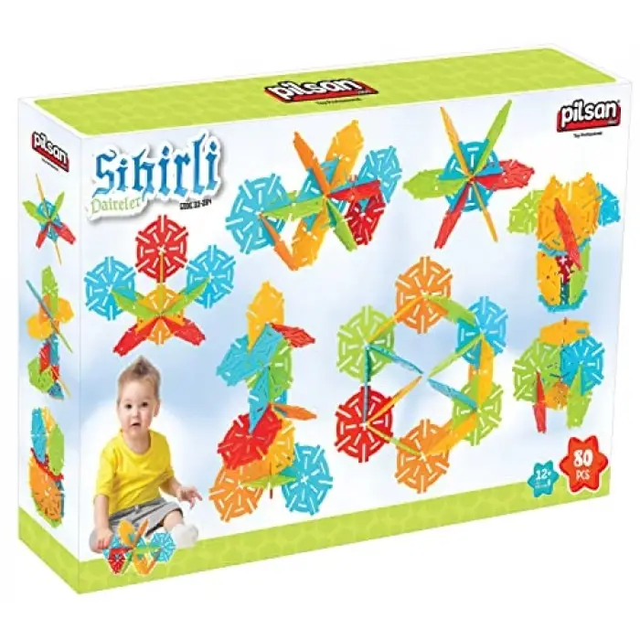 Sihirli Daireler 80 Parça Oyuncak Seti