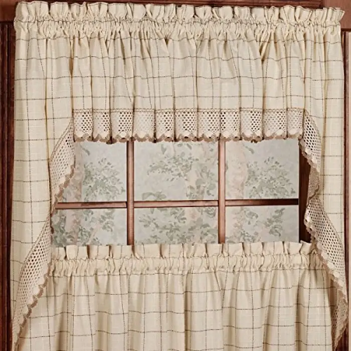 Şık ve Benzersiz Desenli Ayçiçeği Valans Perde, 60 cm Kat