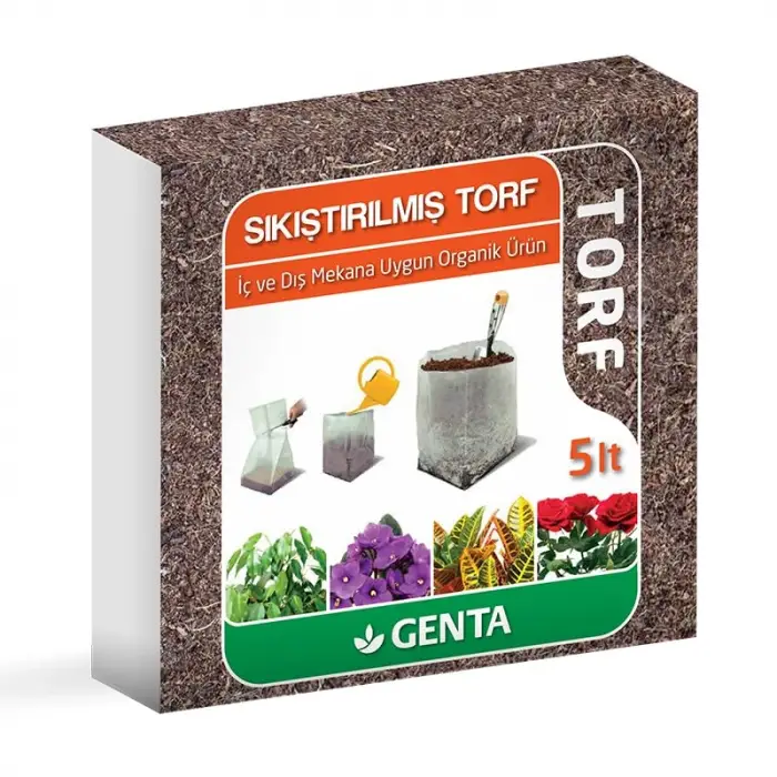 Sıkıştırılmış Torf Cocopeat 5 L