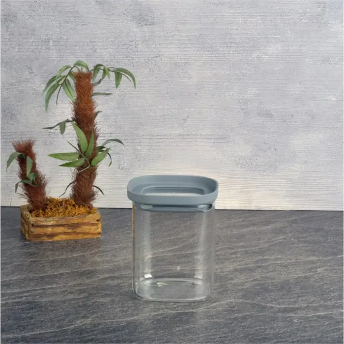 Silikon Cam Kapaklı Kavanoz 900 ml