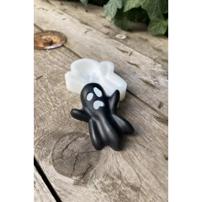 Silikon Hayalet Tekli Mum Kalıbı