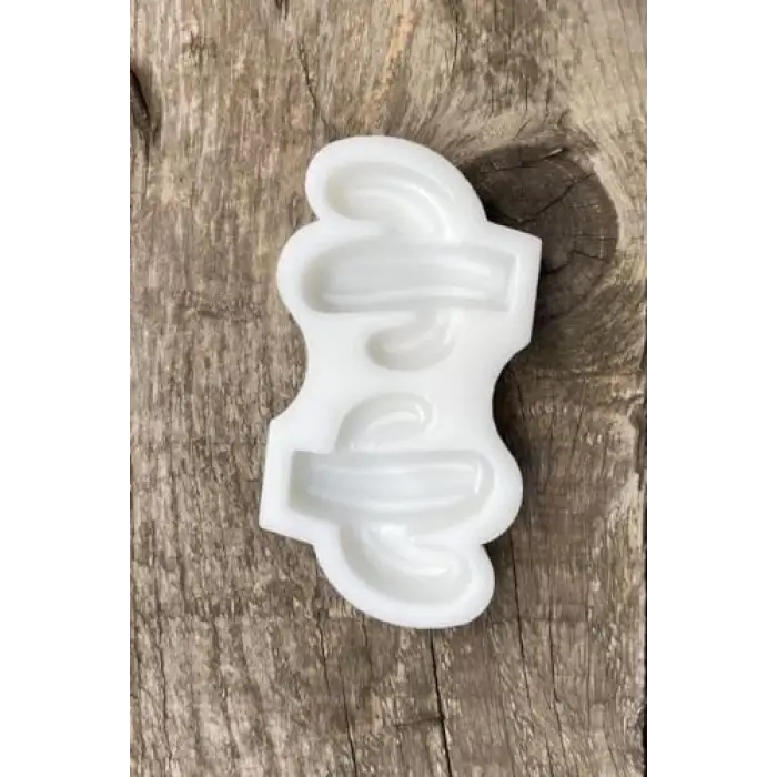 Silikon kaktüs mini mum kalıbı