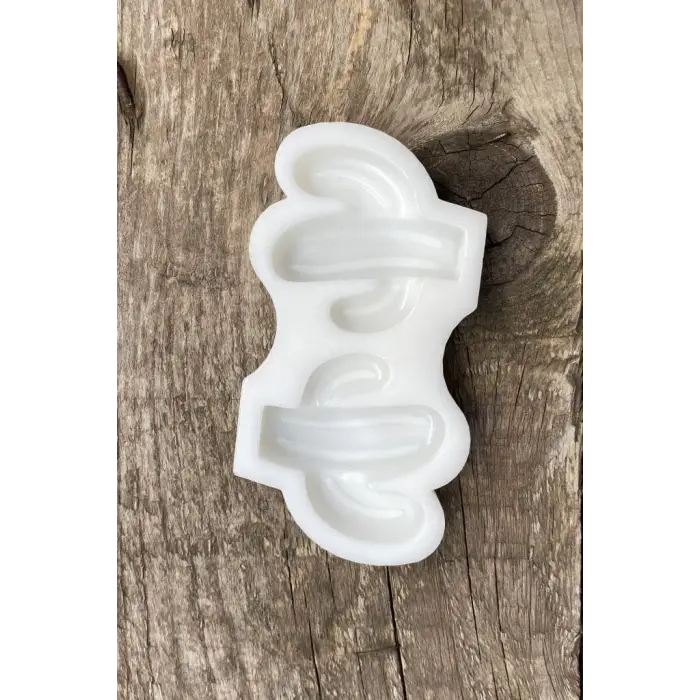 Silikon kaktüs mini mum kalıbı
