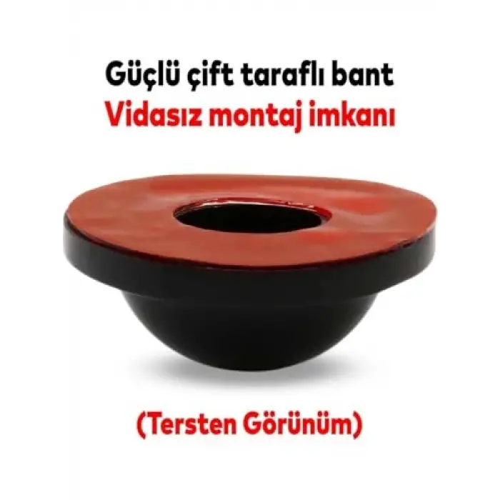 Silikon Kapı Stoperi ve Tamponu, Yapışkanlı Siyah Kapı Kolu Stopu