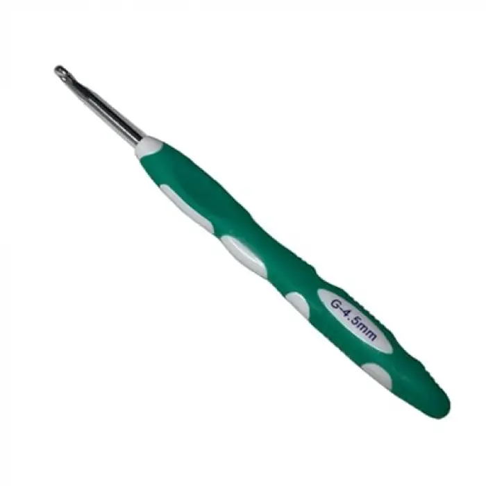 Silikon Saplı Ergonomik Örgü Tığı 1omts01