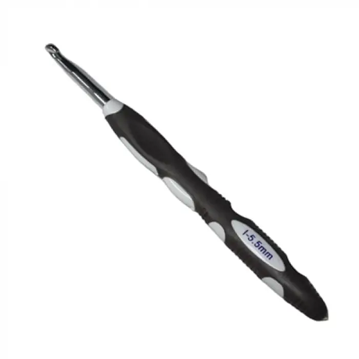 Silikon Saplı Ergonomik Örgü Tığı 1omts01
