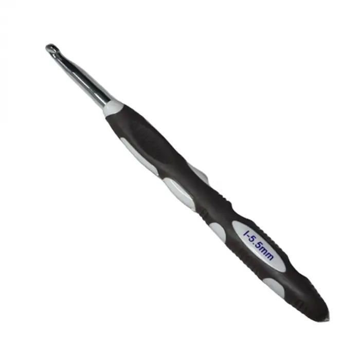 Silikon Saplı Ergonomik Örgü Tığı 1omts01