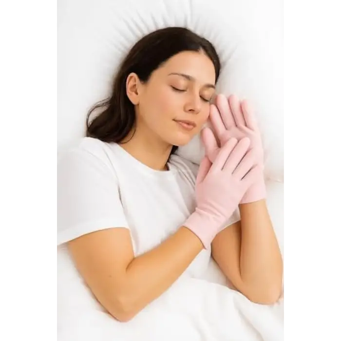 Silikon Spa Eldiveni, Nemlendirici Yumuşak Eldiven, 1 Çift