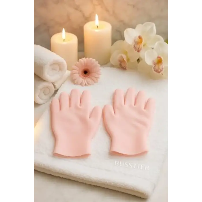 Silikon Spa Eldiveni, Nemlendirici Yumuşak Eldiven, 1 Çift