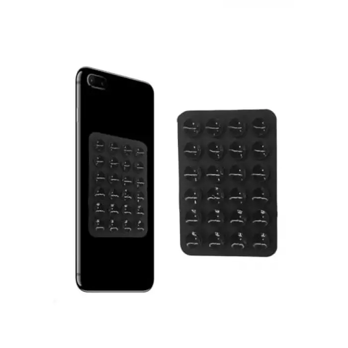 Silikon Vantuzlu Telefon Tutucu, Sticker ve Vakumlu Askı