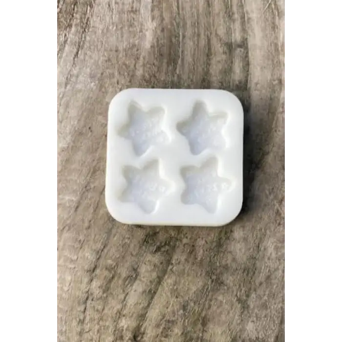 Silikon yıldız bisküvi mum kalıbı