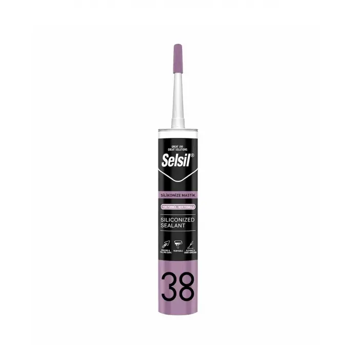 Silikonize Mastik Şampanya, 485 g
