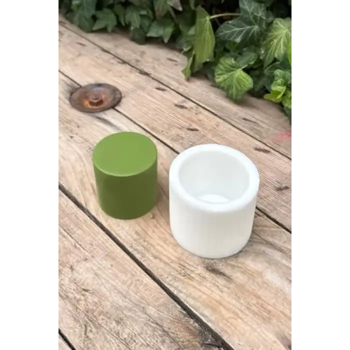 Silindir 3D Mum Kalıbı 6x6x6 (Silikon) 1 Adet