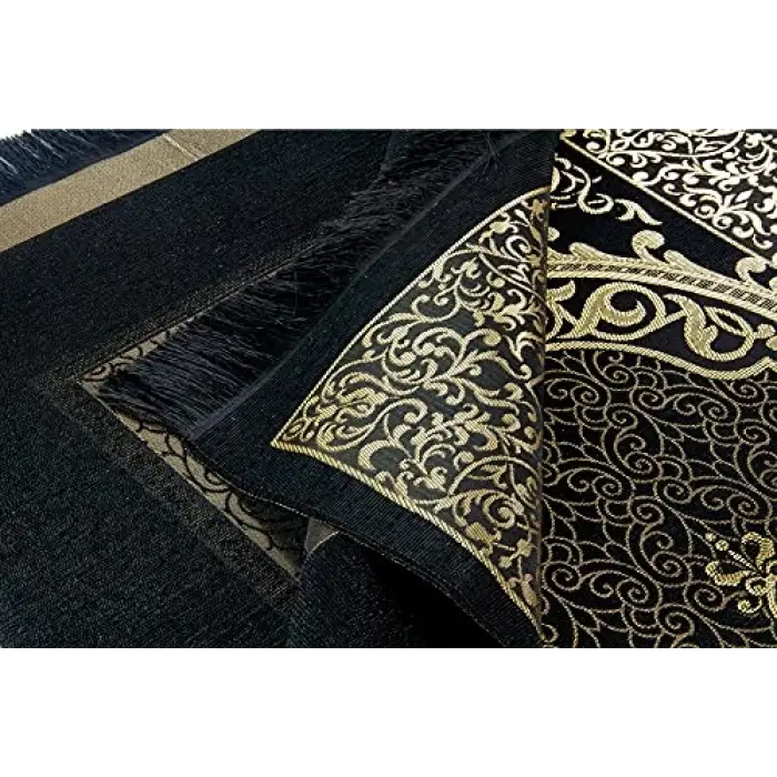 Silindir Kutu Seccade Seti Siyah Kabeli