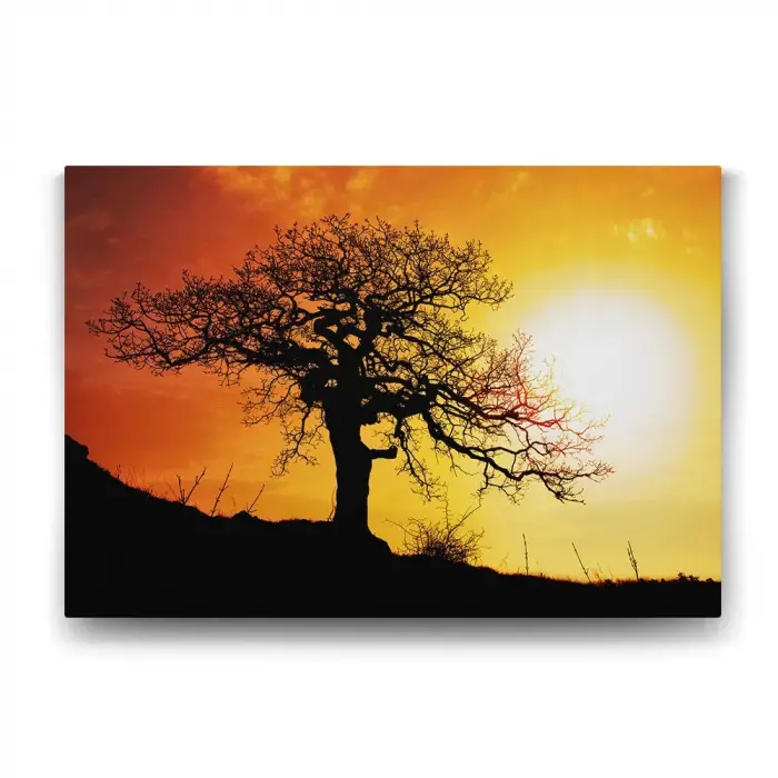 Siluet Ağaç Tablosu - 125x80cm