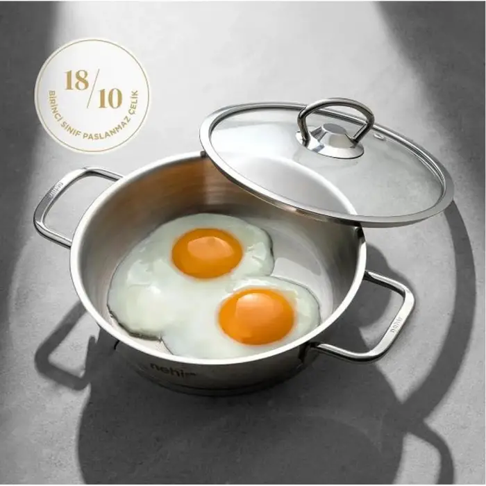 Silver 4 Parça Paslanmaz Çelik Sahan Seti (18-20 cm) 4.7 99 Değerlendirme 23 Soru & Cevap