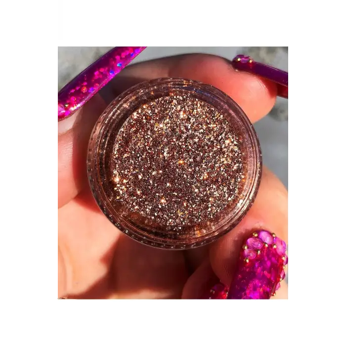 Sim kahve glitter jel far, 9262999