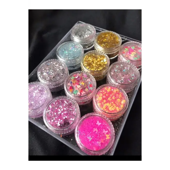 Simli Jel Glitter Far Seti