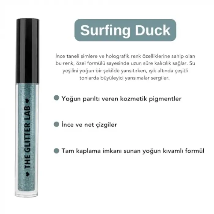 Simli Likit Eyeliner | Dazzling Liner - Surfing Duck
