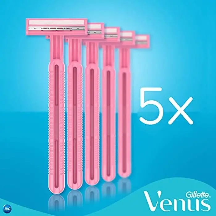 Simply Venus 2 Basic Kadın Kullan At Tıraş Bıçağı, 5 Adet