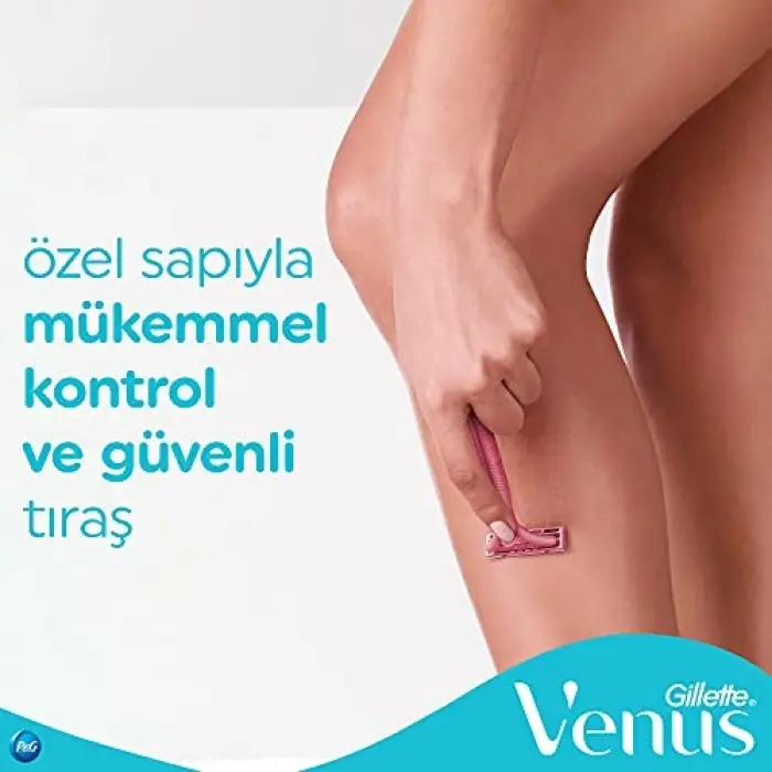 Simply Venus 2 Basic Kadın Kullan At Tıraş Bıçağı, 5 Adet