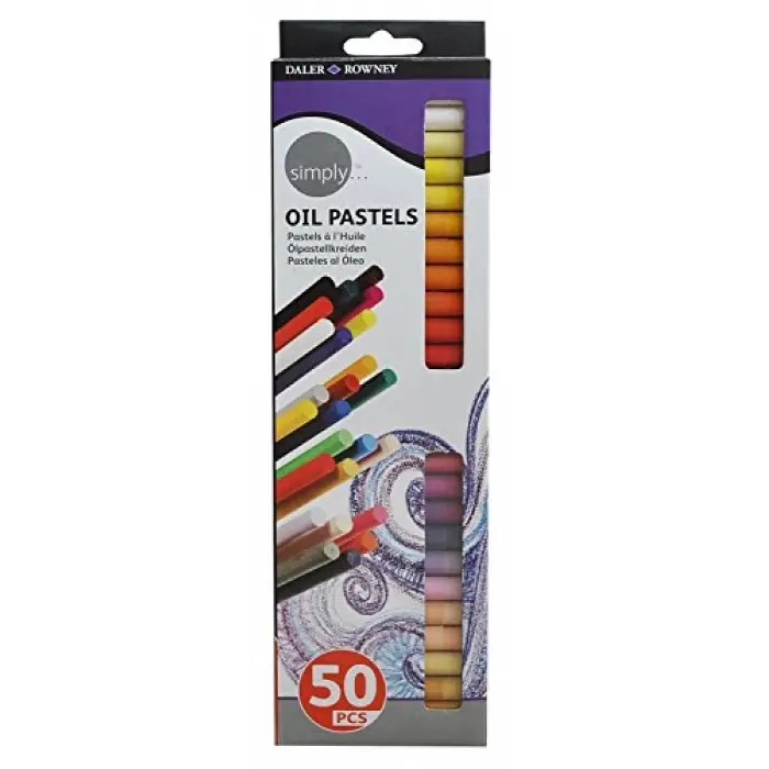 Simply Yağlı Pastel 50 Renk